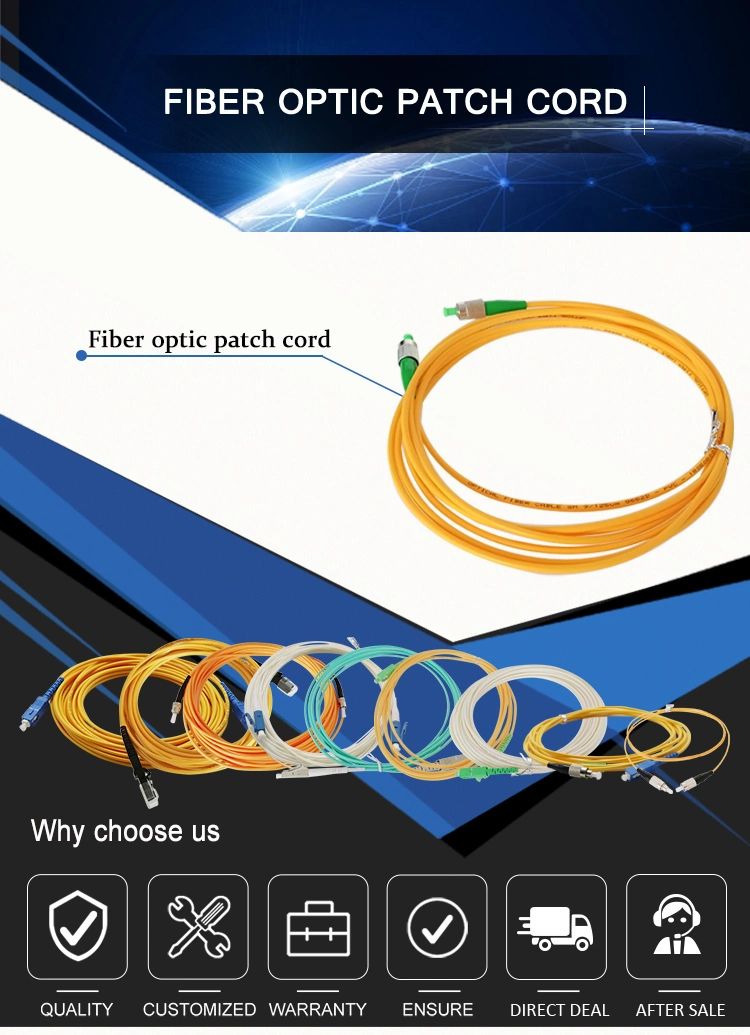 FTTH Patchcord FC APC to FC APC Fiber Optic Patch Cord