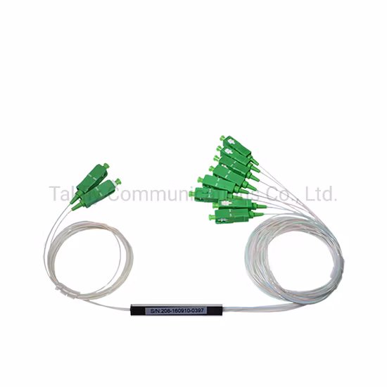 Accoppiatore PLC splitter in fibra ottica 2X8 2 in 8 out G657A1